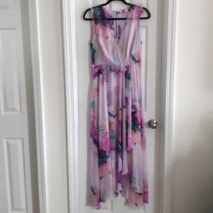 Calvin Klein Dress with beige slip - size 10